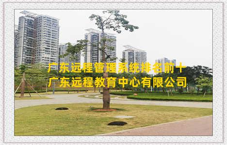 广东远程管理系统排名前十 广东远程教育中心有限公司